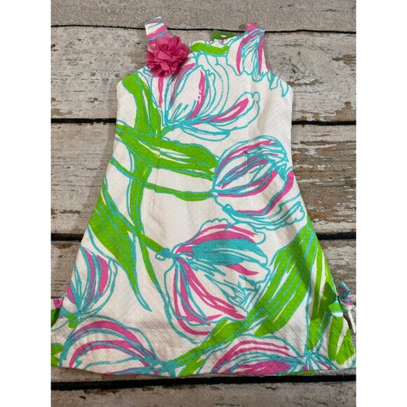 Lilly Pulitzer White Flower Dress NWT